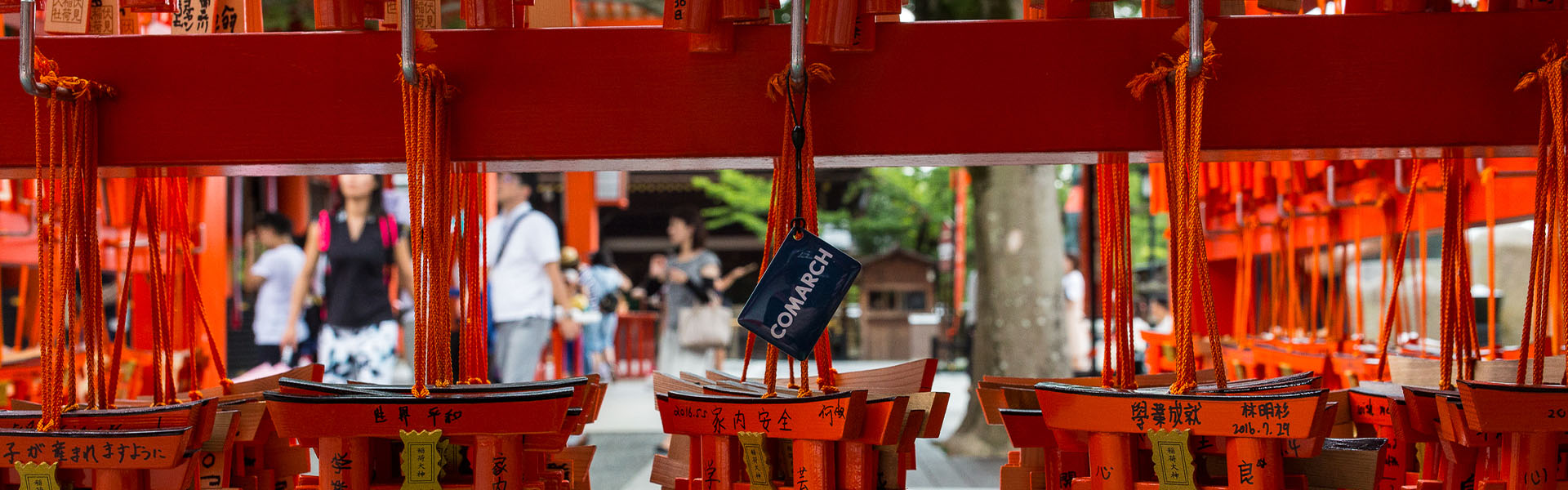 Comarch gadget in chineese traditional ornaments.