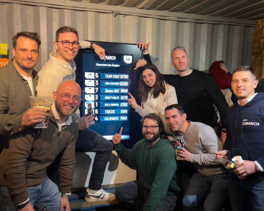 Comarchers from France spending time together