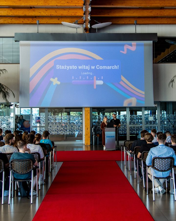 The opening ceremony of Comarch IT internship